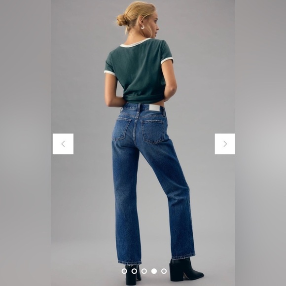 NWT Pistola Charlie High Rise Straight Jeans in Gravity sz 26 - Picture 9 of 15